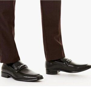 Restoration Matt - Men's Black Leather Dress Loafer Shoes